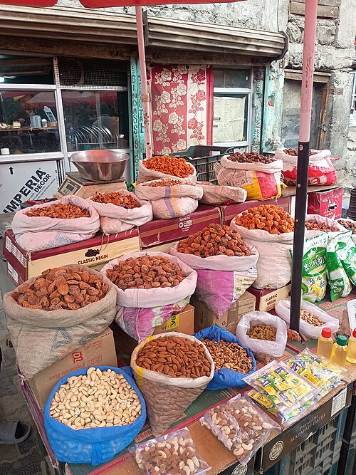 Fresh dry fruits at the Sonia Dry Fruits stall